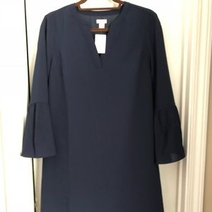 J Crew Bell Sleeve Dress